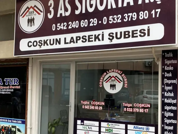 3AS COŞKUN SİGORTA ACENTESİ