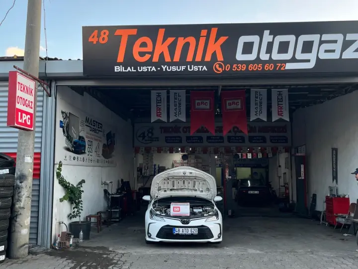 48 TEKNİK OTOGAZ BRC ve LOVATO yetkili servis Bilal usta ve Yusuf Ustanin Yeri