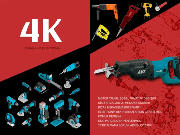 4k mekanik ve elektironik