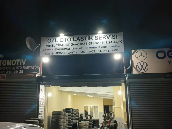 7/24 açık GZL oto lastik servisi