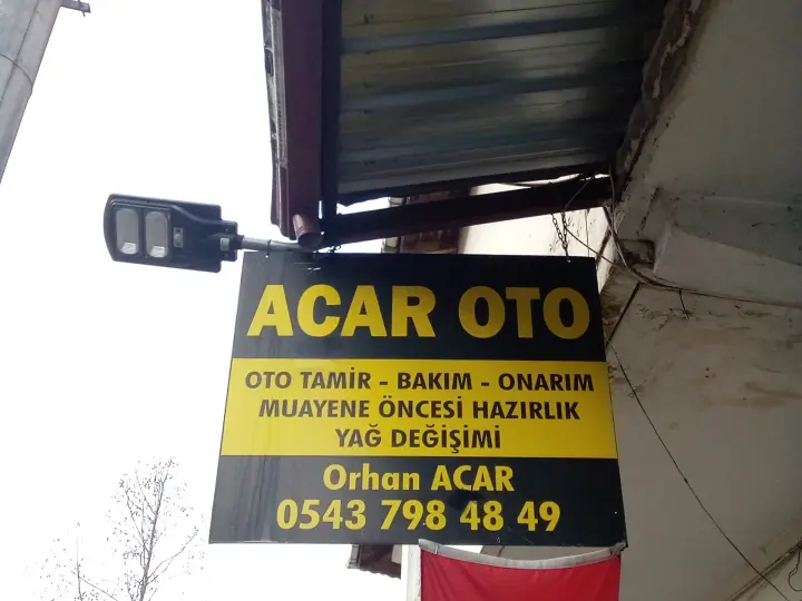 Acar oto tamir Orhan usta