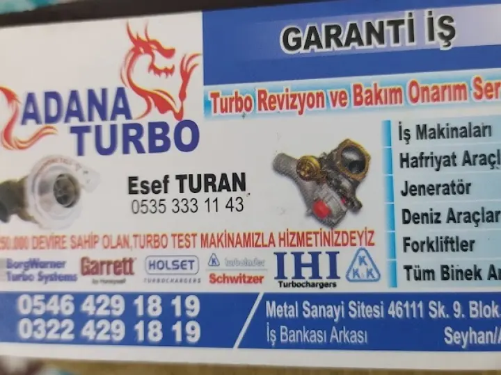 Adana Turbo Revizyon
