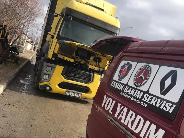 AĞIR VASITA KAMYON TIR TAMİRCİSİ 7/24 YOL YARDIM