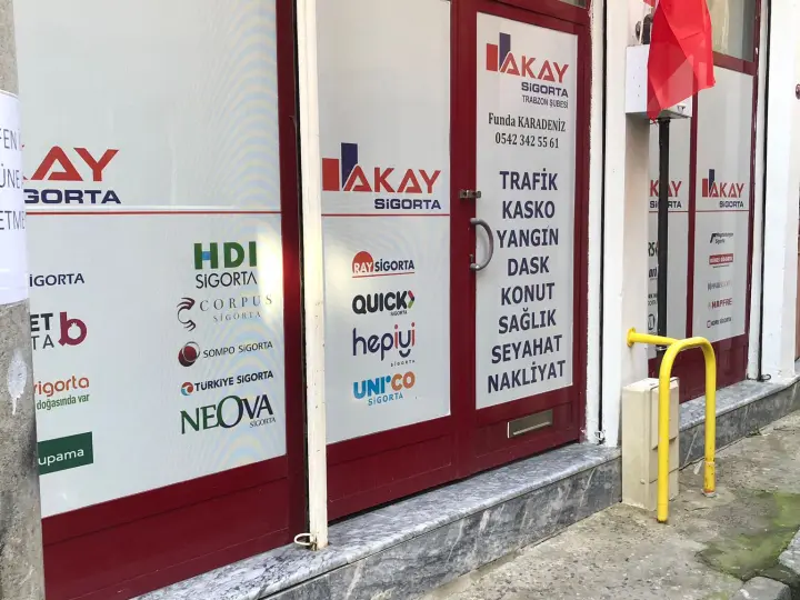 Akay Sigorta Trabzon / Ortahisar Pelitli Mahallesi Ceylan Sok. No:8/A