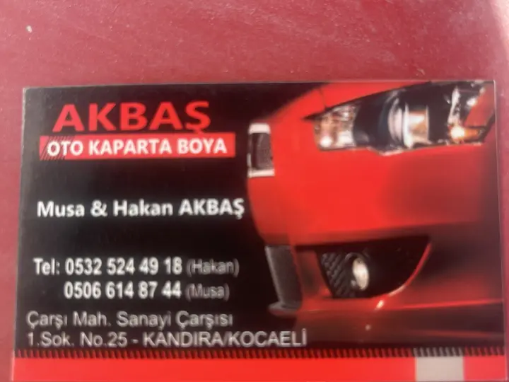 Akbaş oto Kandıra