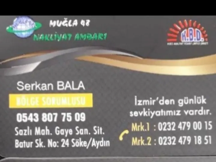 Akdeniz ve Muğla 48 nakliyat ambarı