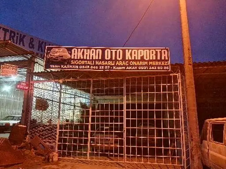Akhan oto kaporta sigorta hasarlı araç onarım merkezi