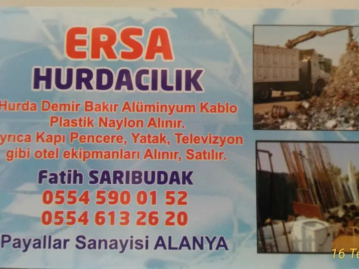 ALANYA ERSA METAL HURDACILIK SARIBUDAK