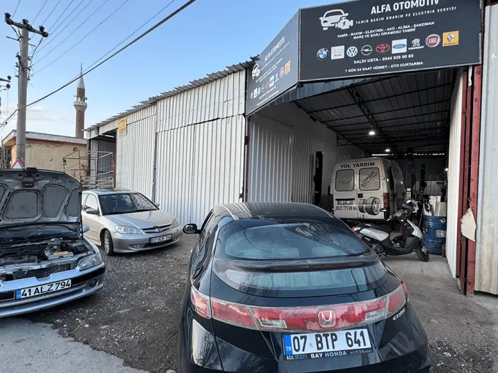 ALFA OTOMOTİV Lara Tamir ve Bakım Servisi