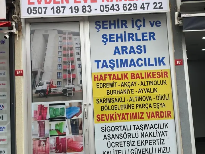 Altus Evden Eve Nakliyat (İstanbul Kadıköy Balıkesir Akçay)