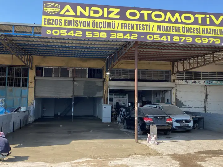 ANDIZ OTOMOTİV OTO KURTARMA EGZOZ EMİSYON ÖLÇÜM VE MUAYENE ÖNCESİ HAZIRLIK