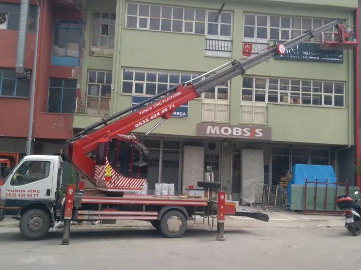 Ankara Sepetli Vinç & Platform - Yunus Vİnç - Ankara Vinç Kiralama