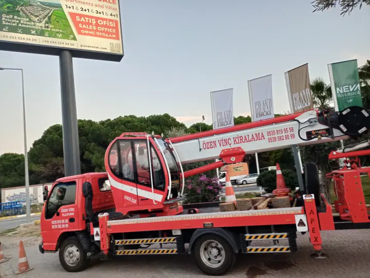 Antalya Özen Vinç Sepetli Platform