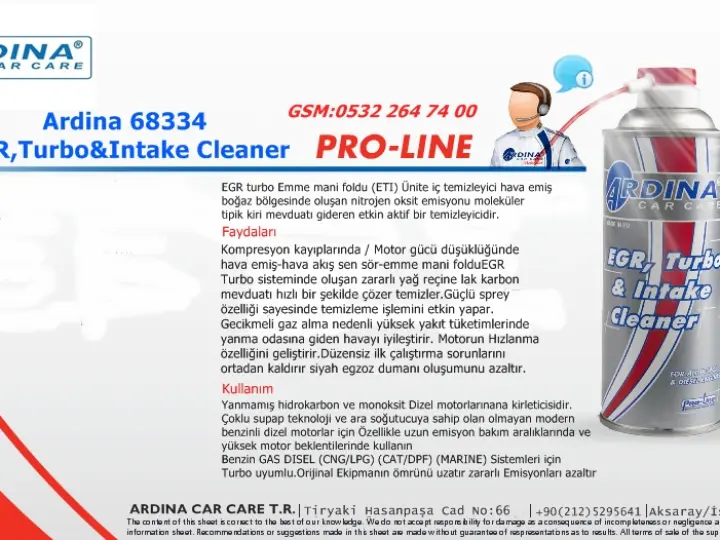 Ardina Car Care Türkiye Distiribütörü