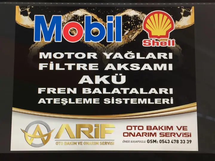 ARİF OTOMOTİV YEDEK PARÇA ,YAĞ DEĞİŞİMİ,AKÜ,ANTİFİRİZ VE OTO BAKIM ONARIM SERVİSİ