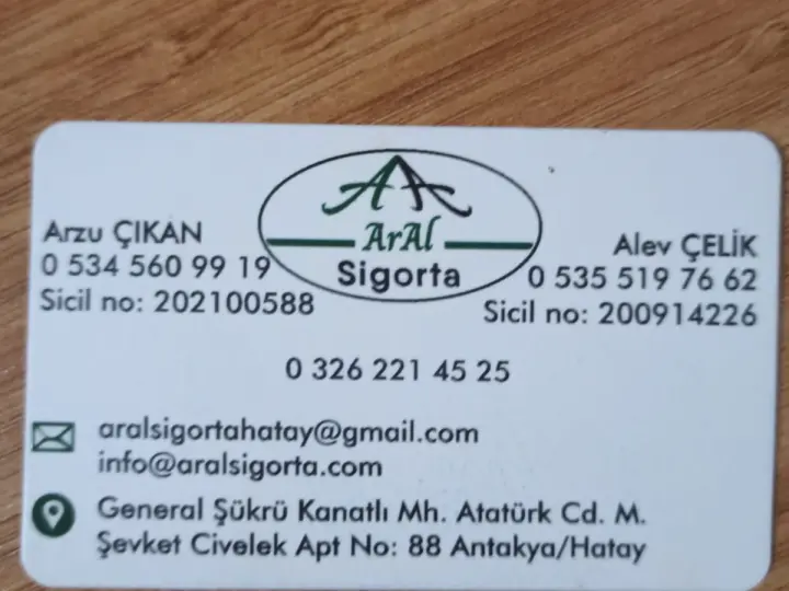 Arzu Alev Sigorta ( ArAl Sigorta)