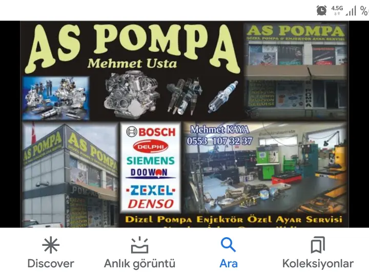 As pompa ( diessel pompa ve enjektor revizyo disel motor revizyonu n