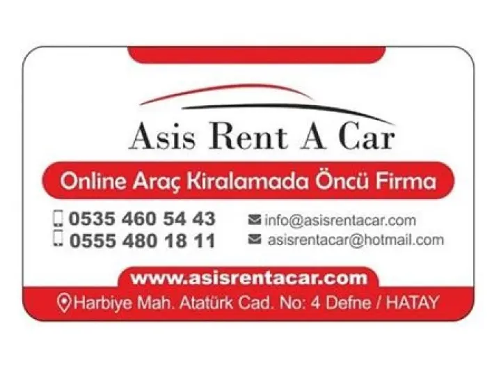 Asis Rent A Car Antakya Hatay