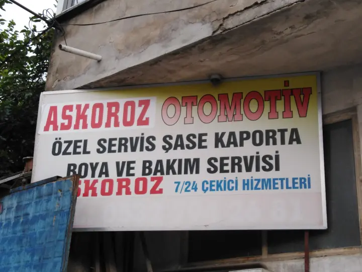 ASKOROZ OTOMOTIV KAPORTA BOYA SERVİSİ