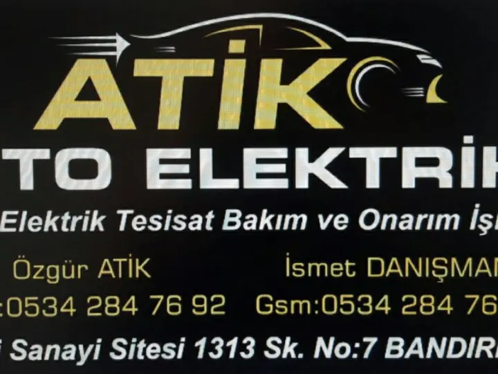 Atik Oto Elektrik