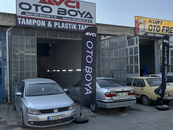 Avcı oto kaporta boya tampon plastik tamiri