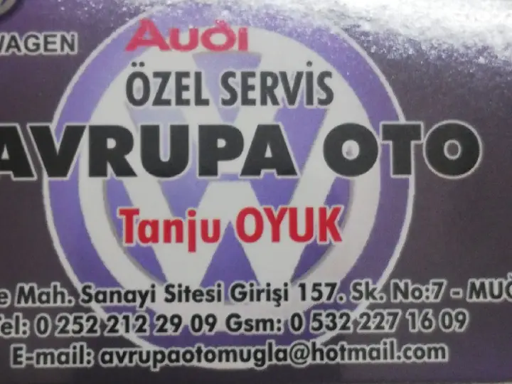 Avrupa Oto ( Muğla Volkswagen Vw Audi Seat Skoda Özel servis Tamir Bakım Yedek Parça)