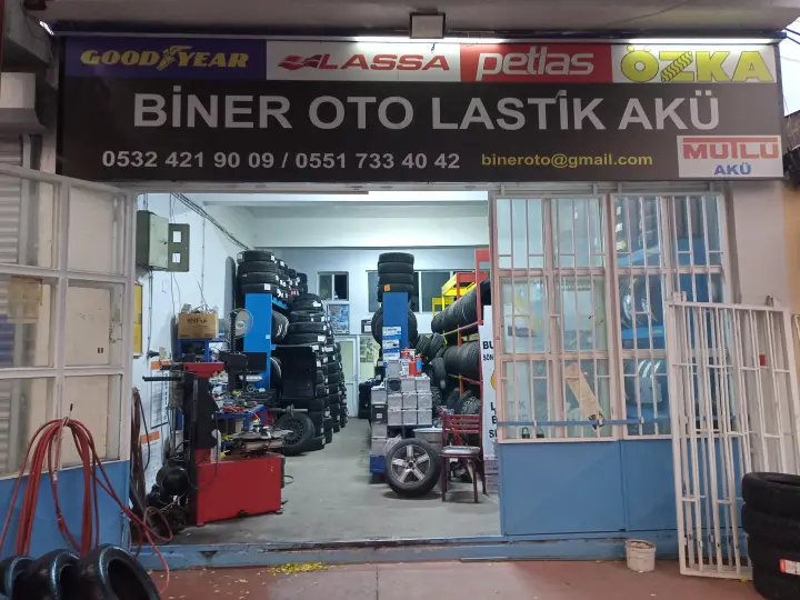 BABAESKİ LASTİKÇİ / BİNER OTO LASTİK AKÜ / BİNER LASTİK / PETLAS, LASSA, GOODYEAR, BRİDGESTONE, CONTİNENTAL, MUTLU AKÜ