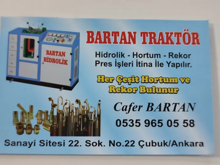 Bartan Traktör Ve Hidrolik Hortum Rakor