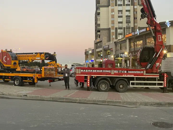 Başakşehir vinç kiralama&Önver VİNC