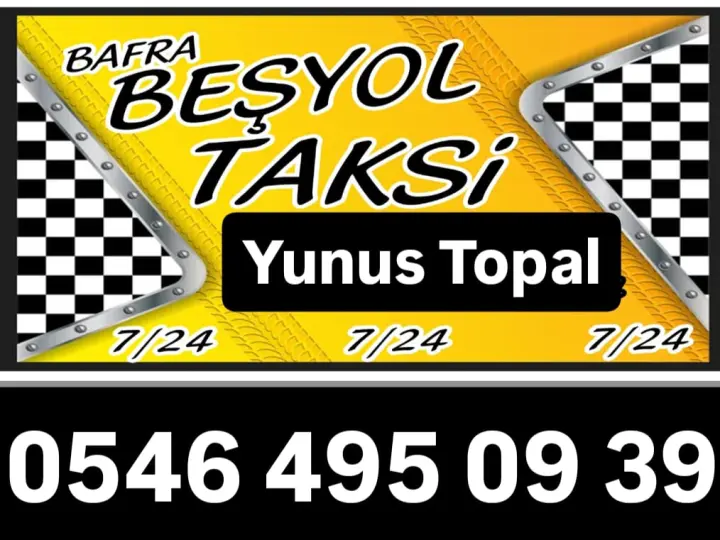 Başyol Taksi Yunus Topal Bafra 7/24