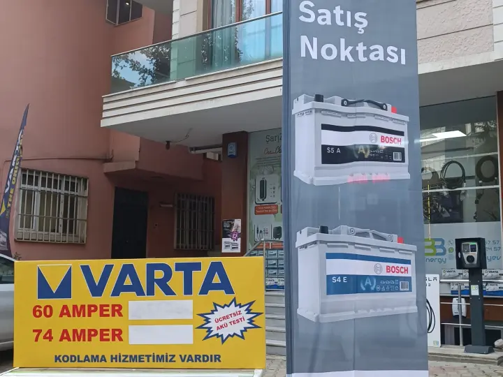 BB Energy Akü, VARTA - BOSCH Yetkili Satıcısı Optima , Akü Test, Motosiklet aküsü, Marin, Tekne, Acil Akü , yol yardım, Akücü