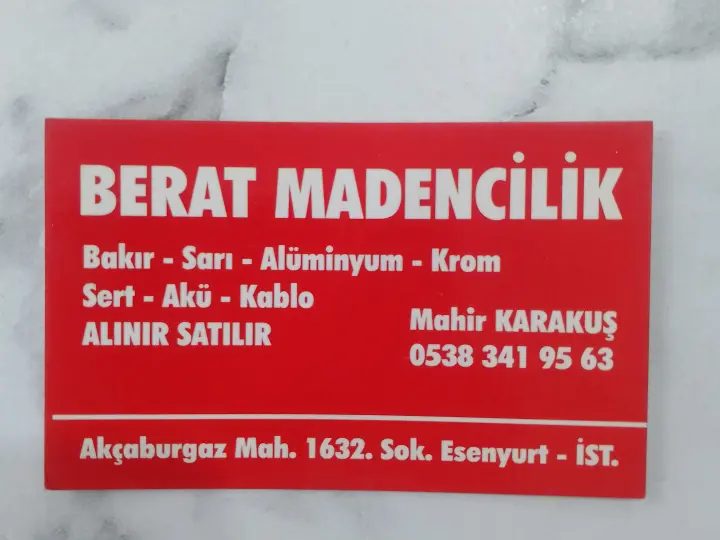 BERAT MADENCİLİK