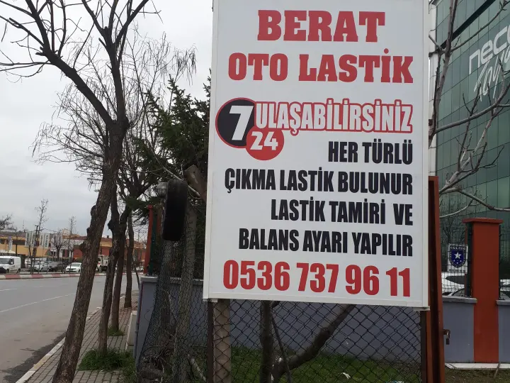 BERAT OTO LASTİK 7/24 MOBİL SERVİS