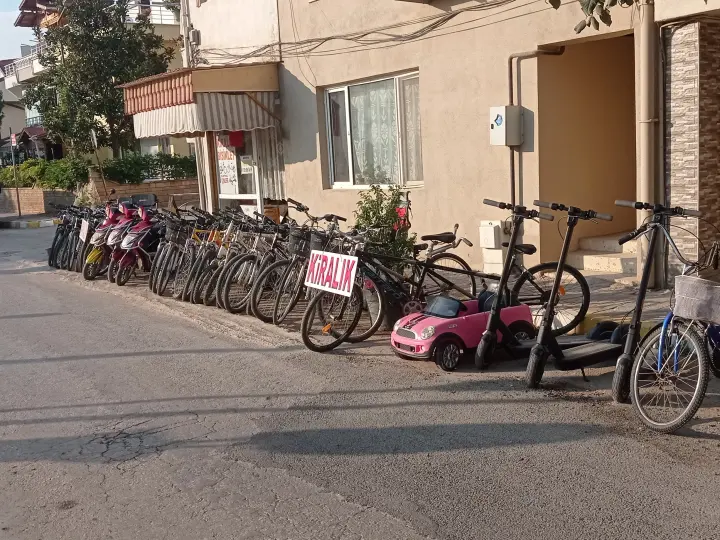 Bisiklet kiralama noktası
