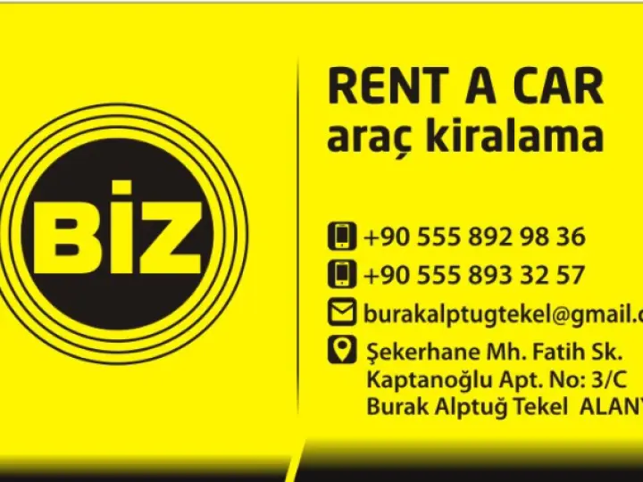 Biz Rent a Car Alanya