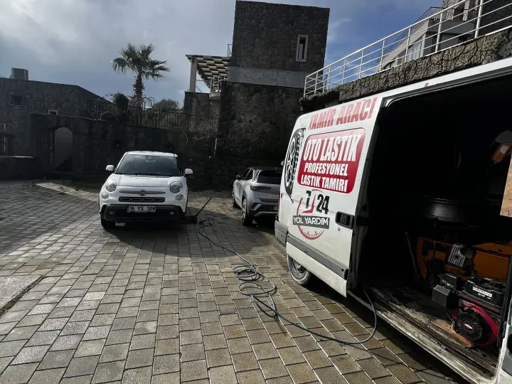Bodrum lastik tamiri en yakın mobil lastik tamircisi