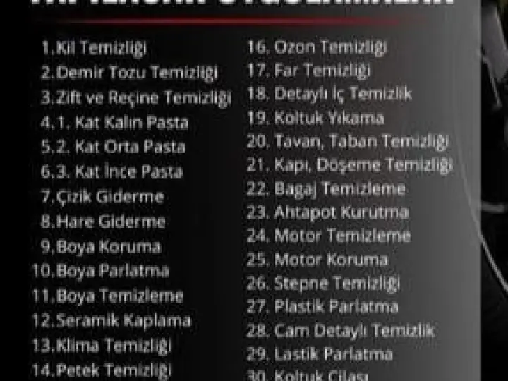 BOSS Oto yıkama ve vale hizmetleri