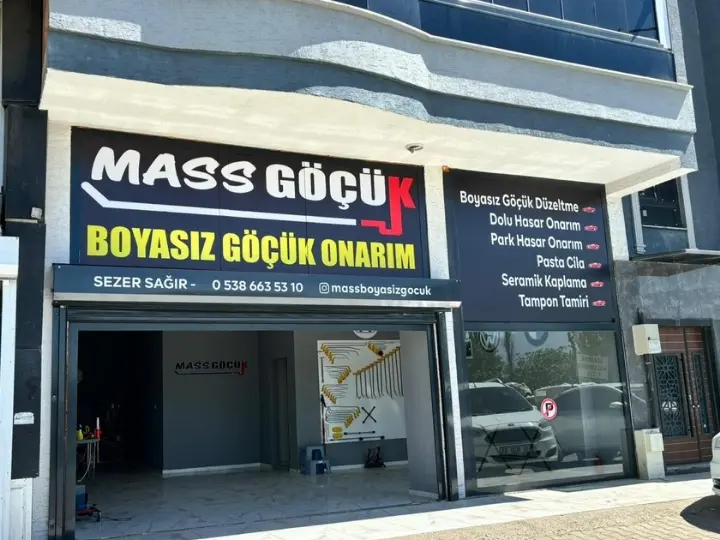 Boyasız göçük onarımı (Canaksu otomotiv )