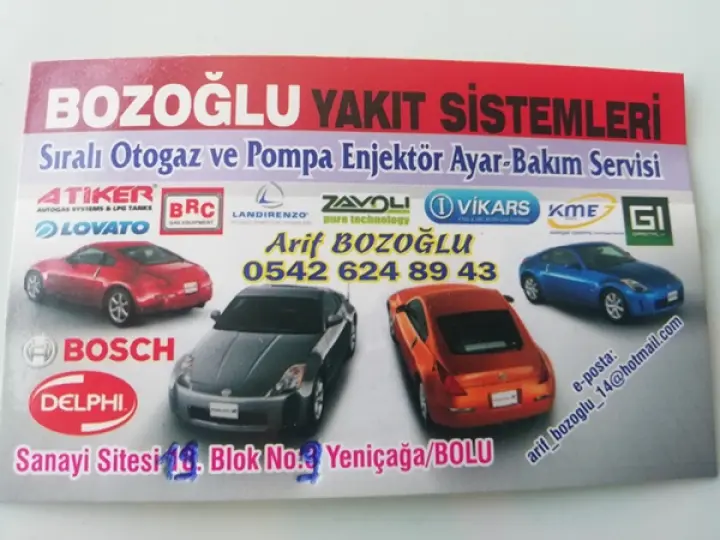 Bozoğlu Oto Gaz LPG Tamir Servisi