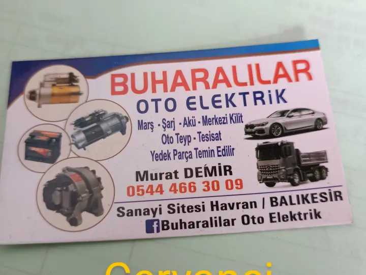 Buharalılar oto elektrik