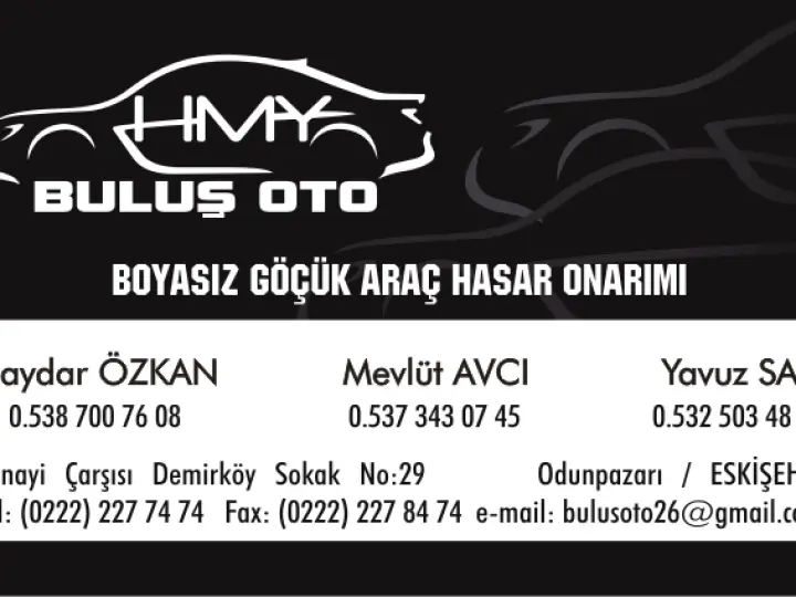 Buluş Oto Kaporta & Boya Servisi boyasız göçük, sanruuf tamiri, oto cam tavan perde tamiri ve elektrikli koltuk tamiri