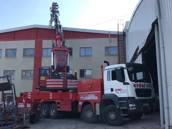 Bursa sepetli vinç kiralama