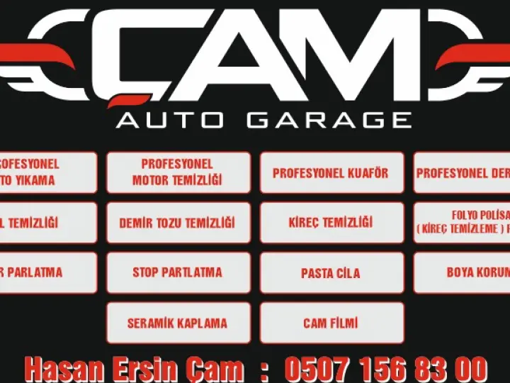 ÇAM AUTO GARAGE & OTO YIKAMA