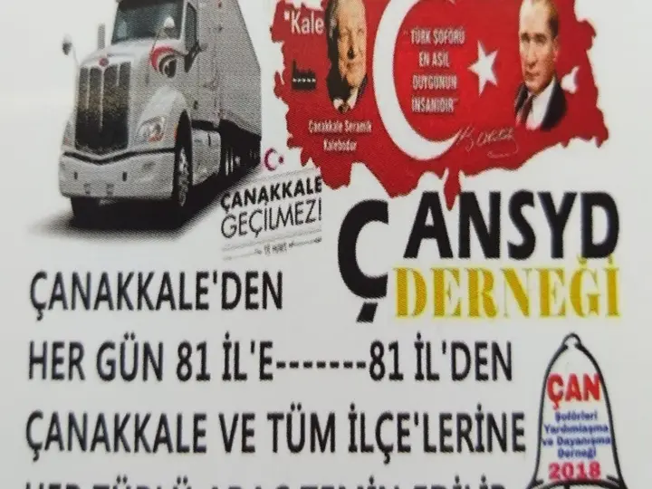 ÇAN ŞOFÖRLERİ YARDIMLAŞMA VE DAYANIŞMA DERNEĞİ