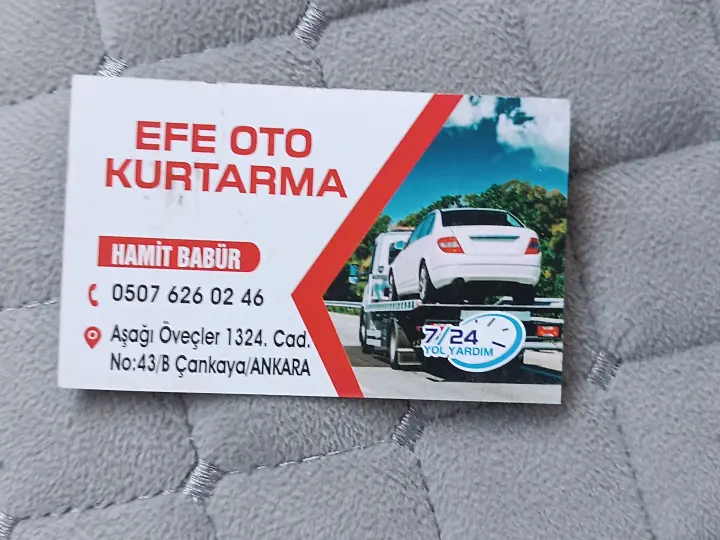 Çankaya Efe oto kurtarma