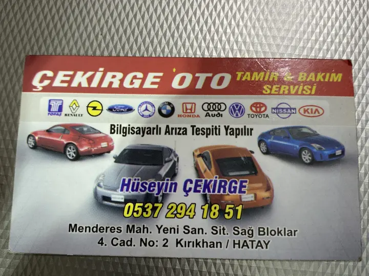 ÇEKİRGE OTO TAMİR BAKIM SERVİSİ