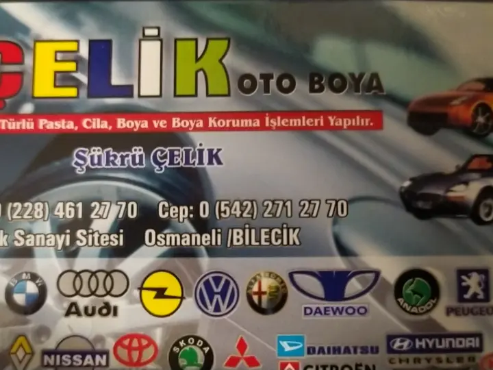 Çelik oto boya
