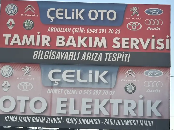 Çelik OTO Tamir Bakım - Elektrik - Klima Servisi