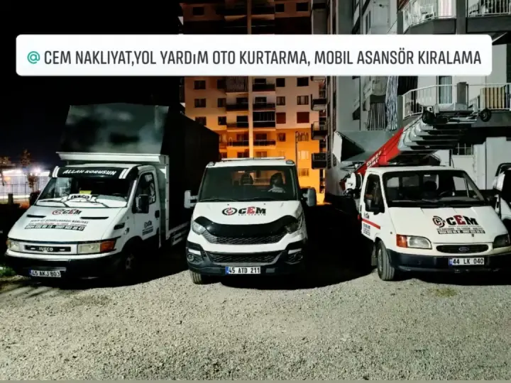 Cem Evden Eve Nakliyat, Oto Kurtarma, Asansör Kiralama