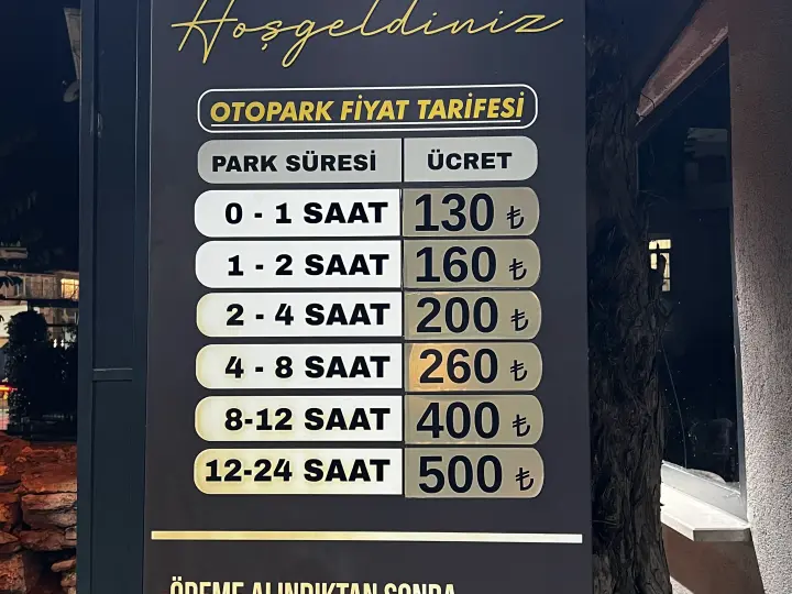 ÇENGELKÖY OTOPARK